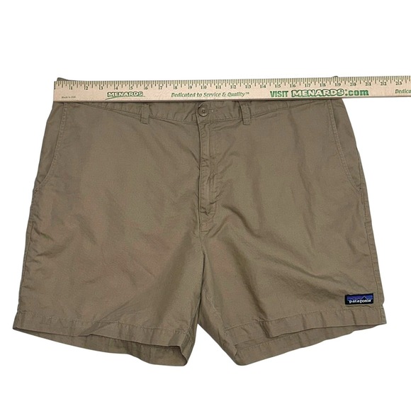Patagonia Shorts Mens Size 38 Quandary Athletic Hiking Beige‎ Beach - Picture 6 of 11
